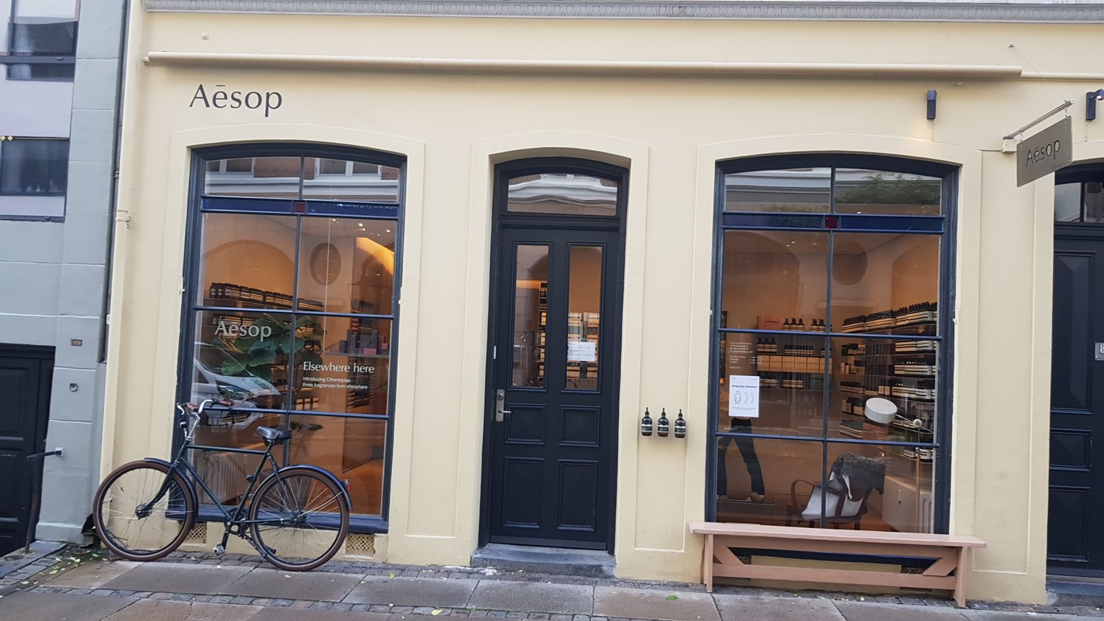 Aesop storefront in Copenhagen